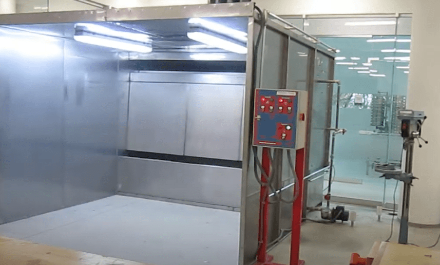 cabina de cortina de agua