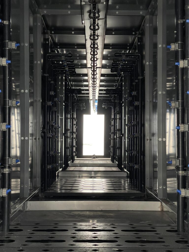 horno de convección desde adentro